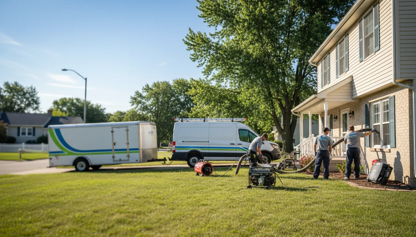 Flooded Basement Restoration And Cleanup With Repair in Cushman, AR near me